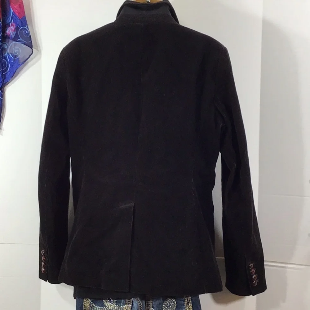 J. Crew espresso brown corduroy vintage blazer 10